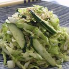 春キャベツときゅうりの簡単中華サラダ