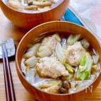 手軽に作りたい時の！『白菜ときのこの簡単鶏団子スープ』