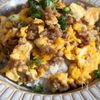 爆速10分!包丁まな板不要!【そぼろ豆腐の卵丼】の工程6