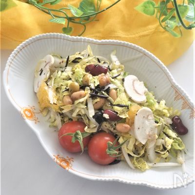 白菜と八朔のデリ風サラダ