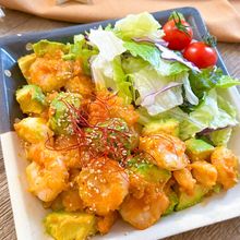 海老とアボカドのコチュマヨ和え☆