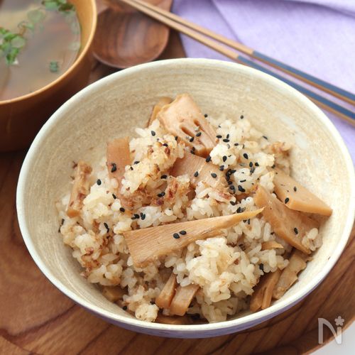 絶品!たけのこおかかご飯