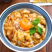 【ふわとろ半熟卵の親子丼】とろ〜りWたまご♬︎つゆ濃いめ◎