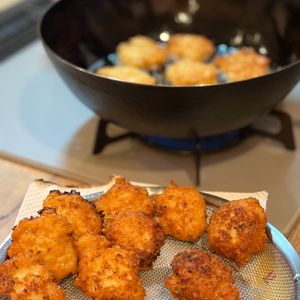 黒柴なこの作ってみた!投稿(【豆腐と鶏肉のふわふわナゲット】簡単＆節約！子供が喜ぶ♡)