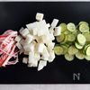 腸活に♪【もずくと長芋の酢の物】の工程1
