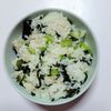 ふうかの作ってみた!投稿(小松菜とワカメの混ぜごはん)