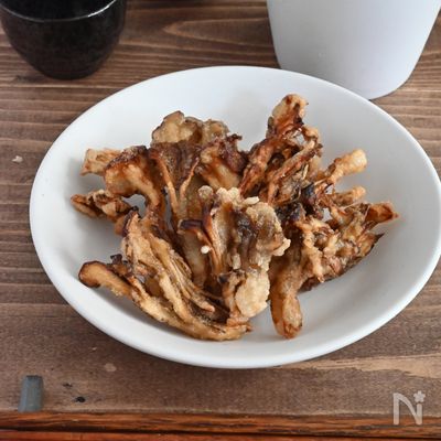 カリカリっ♪おつまみにおすすめ！舞茸の唐揚げ