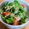 まゆのの作ってみた!投稿(【水菜とトマトのごまだれサラダ】混ぜてかけるだけ！)