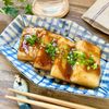 のりのり🐾🎀🤍の作ってみた!投稿(カリッ！もっちもち♡焼いてからめるだけ「甘辛ねぎ味噌餅」)