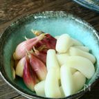 甘酢で簡単！らっきょうとみょうがの甘酢漬け