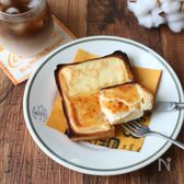 簡単！バスクチーズケーキ風トースト