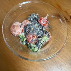 wanの作ってみた!投稿(やみつき♡ひじきとトマトのツナマヨサラダ)