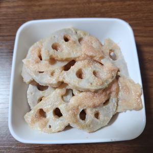 とももの作ってみた!投稿(［蓮根の明太マヨ和え］火を使わない簡単副菜！作りおきにも◎)