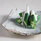 茹でオクラの胡麻ヨーグルトソース