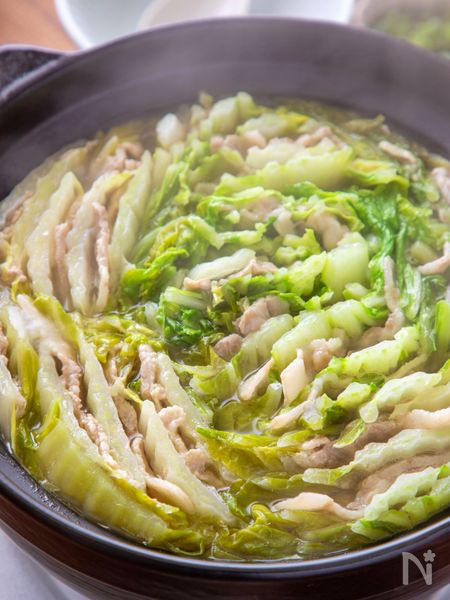 【基本の豚バラ白菜のミルフィーユ鍋】激うま！やみつき！