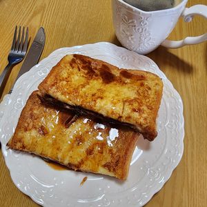 ナムディの作ってみた!投稿(【チョコバナナフレンチトースト】バナナ×チョコがとろっとろ！)