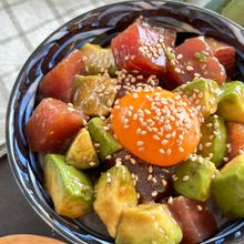 ５分で絶品主食完成【アヒポキ丼】