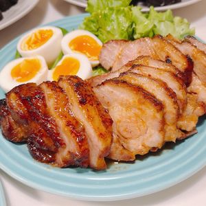 あかちゅうの作ってみた!投稿(【本格！簡単！焼豚】漬けて焼くだけ！お祝いやイベントにも◎)