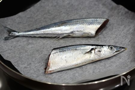 フライパンで焼く