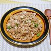 酸味が美味しい「豚ヒレ肉のソース焼き飯」