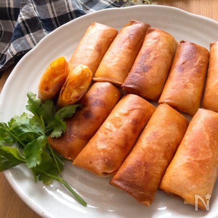 そのままでめっちゃ美味しい オーロラ卵サラダのハムチー春巻き By ともきーた 伊藤 智子 レシピサイト Nadia ナディア プロの料理家のおいしいレシピ
