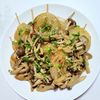 ふうかの作ってみた!投稿(とろける♪新玉ねぎの照り焼きステーキ)