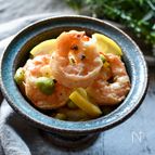 1品で彩りキレイな海老と枝豆のレモンガーリック炒め【お弁当】