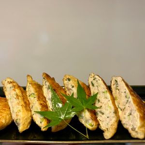 みーたんの作ってみた!投稿(鶏ひき肉としその油揚げの包み焼き)