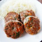 【簡単大葉チーズつくね】お弁当のおかずにも最適なレシピ😋