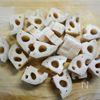 食感ポリポリ「蓮根の塩磯辺焼き」の下準備