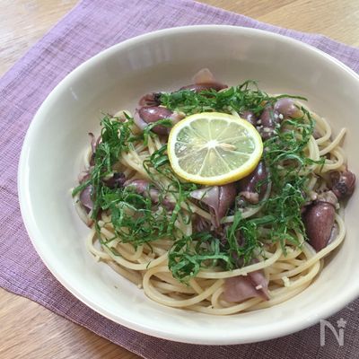 【癒しの薬膳】旬のホタルイカで和風パスタ