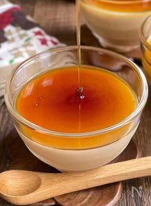 【レンジで簡単】生クリーム&卵不使用「きなこミルクプリン」