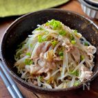 フライパンで５分！豚バラもやし