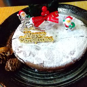 チョロリスの作ってみた!投稿(絶品！【米粉の本格ガトーショコラ】バター/生クリームなし)