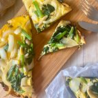 ほうれん草のキッシュ風オムレツ