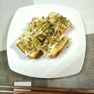 M＊Pの作ってみた!投稿(キャベツたっぷりお好み卵焼き)