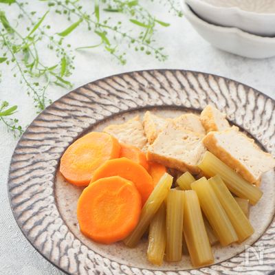 春が染み込む♪ふきと厚揚げの煮もの