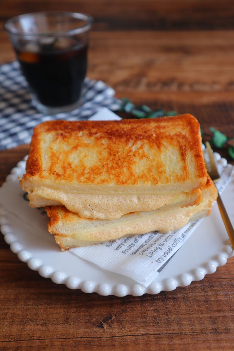 明太マヨチーズメルト（ホットサンド） レシピサイトNadia