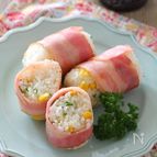 ベーコン巻きおにぎり