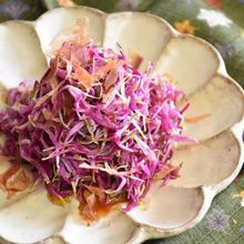 もってのほか(食用菊)のおひたし