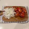 さっぱりコクうま！【トマトすき焼き丼】の工程1