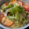 【レタスとトマトのカレースープ】節約/あと一品の工程4
