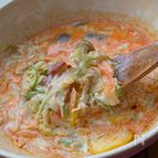 火を使わない！混ぜるだけ！コク旨・ひんやり豆乳坦々スープ