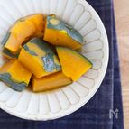レンチンでかぼちゃの煮物