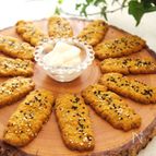 南瓜のセサミローズマリー塩クッキーパン
