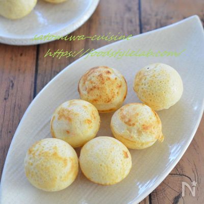 たこ焼き器で簡単おやつ☆米粉のウインナーボール!(卵不使用)