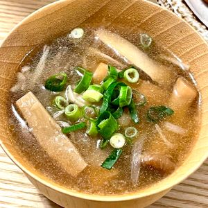 michuの作ってみた!投稿(きのこと麹の旨みたっぷりスープ)