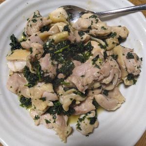 ももの作ってみた!投稿(パセリがやみつき！ガリバタパセリチキン)