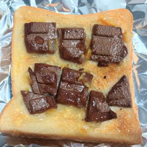 milkの作ってみた!投稿(この組合せはクセになる!オレンジ焼きチョコトースト)