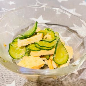 ちひろの作ってみた!投稿(【ささみときゅうりのごまだれ和え】レンジで♪しっとりヘルシー)
